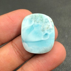 Larimar Cabochon... Cushion Cabochon...23x20x6 mm...28 Cts...A#M5845