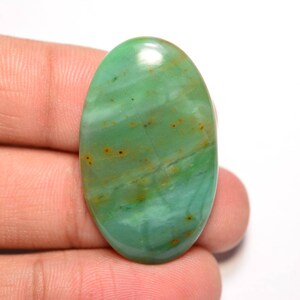 Gary Green Larsonite Cabochon...Oval Cabochon...34x21x5 mm...29 Cts...A#L4837