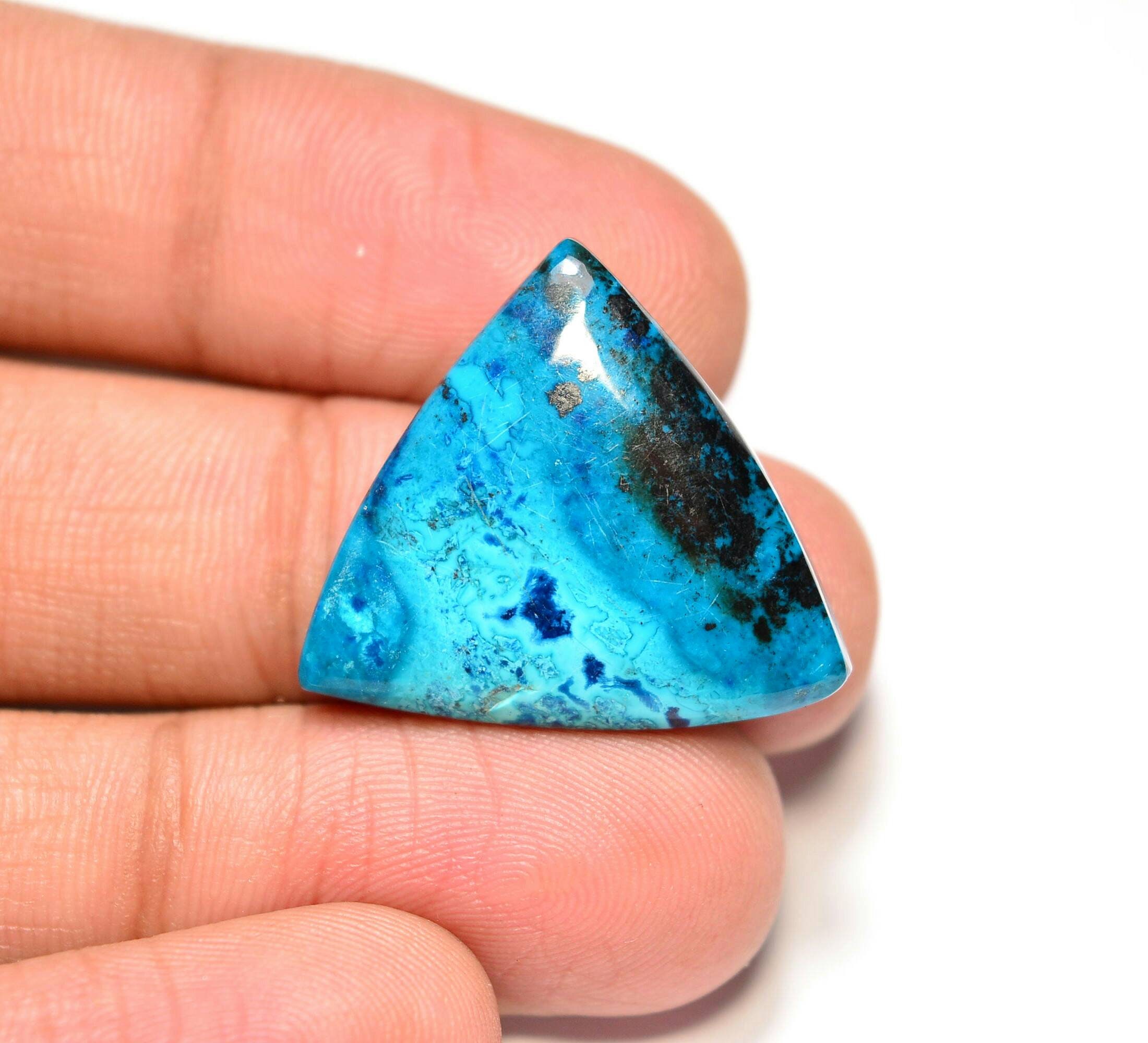 Shattuckite Cabochonfreeform Cabochon22x24x5 Mm20