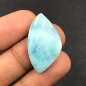 Larimar Cabochon... Freeform Cabochon...30x17x4 mm...18 Cts...A#N7843