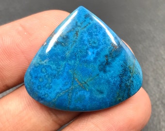 Shattuckite Cabochon...Pear Cabochon...27x30x5 mm...36 Cts...A#M2743