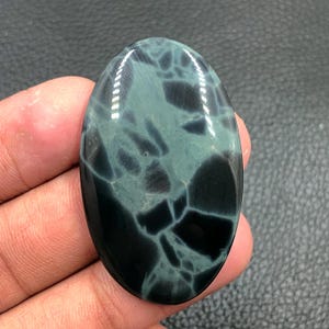 Spider Web Obsidian Cabochon...Oval Cabochon...45x27x5 mm...48 Cts...A#N9743