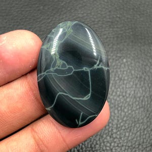 Spider Web Obsidian Cabochon...Oval Cabochon...36x25x6 mm...38 Cts...A#N9746