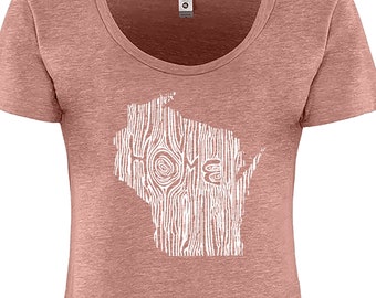 Wisconsin Home Ingrained State Women’s T Shirt