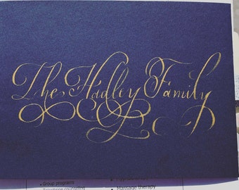 Envelope Calligraphy