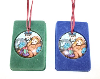 ロイヤルコペンハーゲン　レアビンテージの本店購入品クリスマスオーナメントセット！ 非常に希少 - ロイヤル コペンハーゲン - 素敵なビンテージ クリスマス