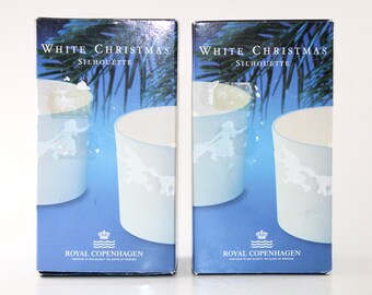 ロイヤル コペンハーゲン 雪の家 キャンドルホルダー 置物 ロイヤル コペンハーゲン - 素敵な陶器製クリスマス キャンドル