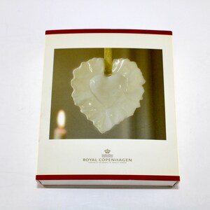 　COPENHAGEN　XMAS　DECORATION　HEART Hearts Christmas decorations by Royal Copenhagen and B&G