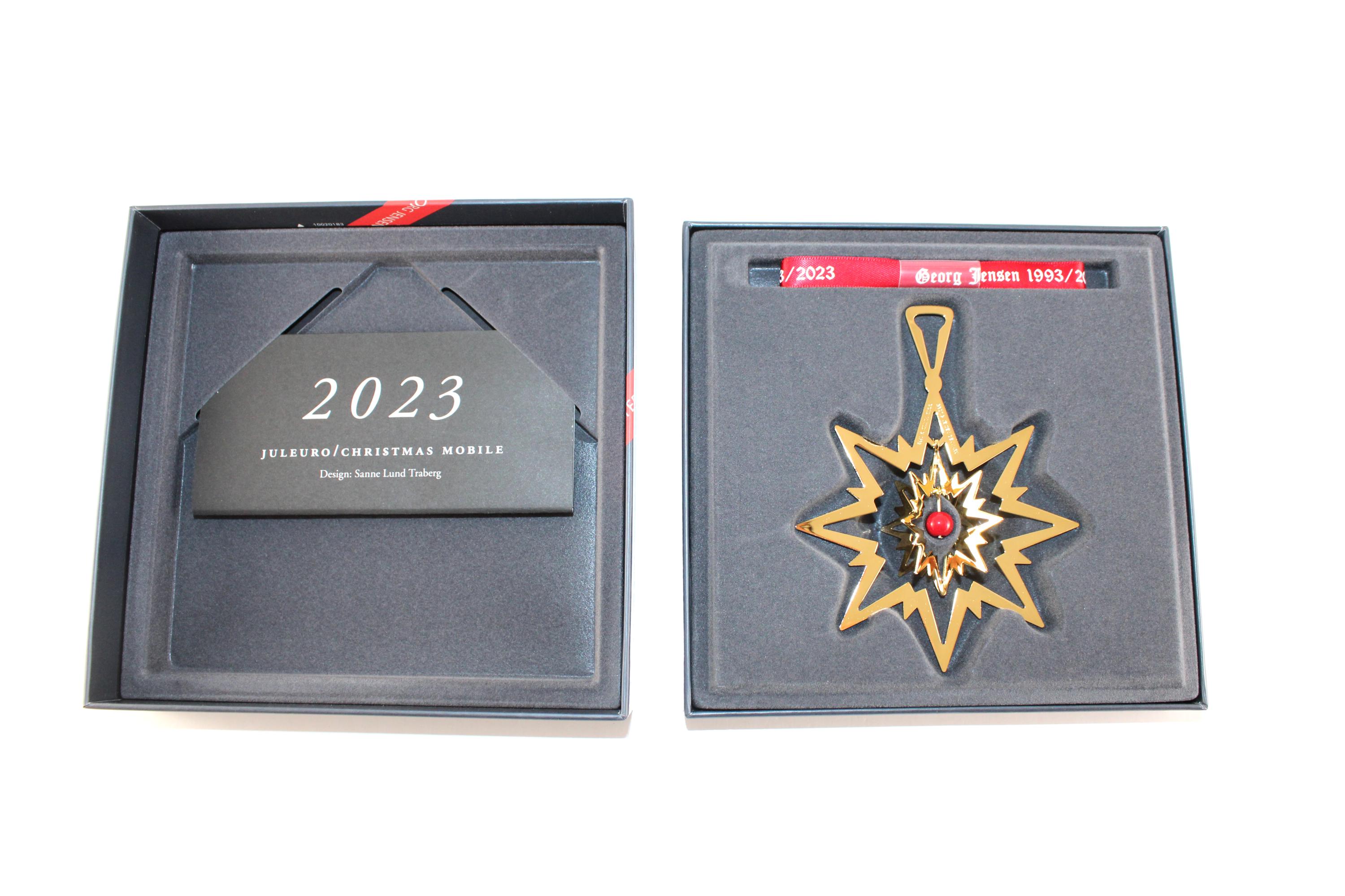 Georg Jensen - Christmas Star - Coated With 24 Karat Gold - IN