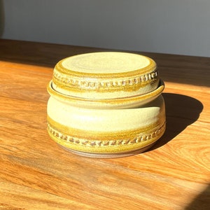 Vintage 80&#39;s Doug Kobs Signed Studio Pottery Lidded Vessel