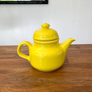 Vintage Waechtersbach Bright Yellow Ceramic Teapot