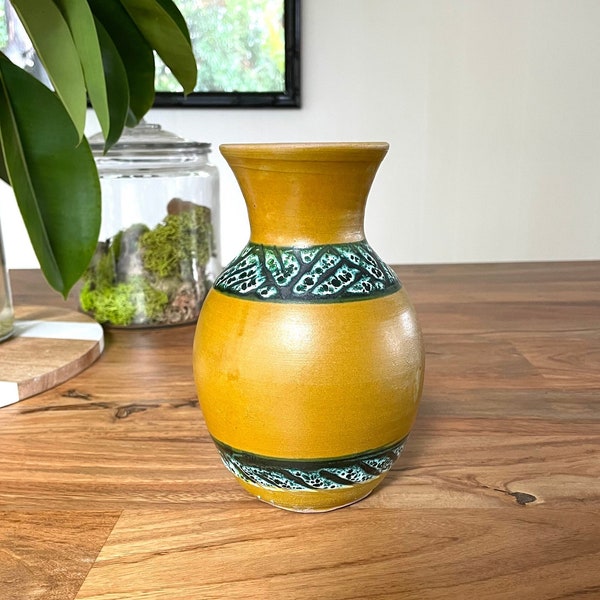 Mustard Color Vase Etsy