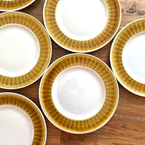 Set of 6 Vintage Franciscan Discovery Topaz Mid-Century Salad Plates