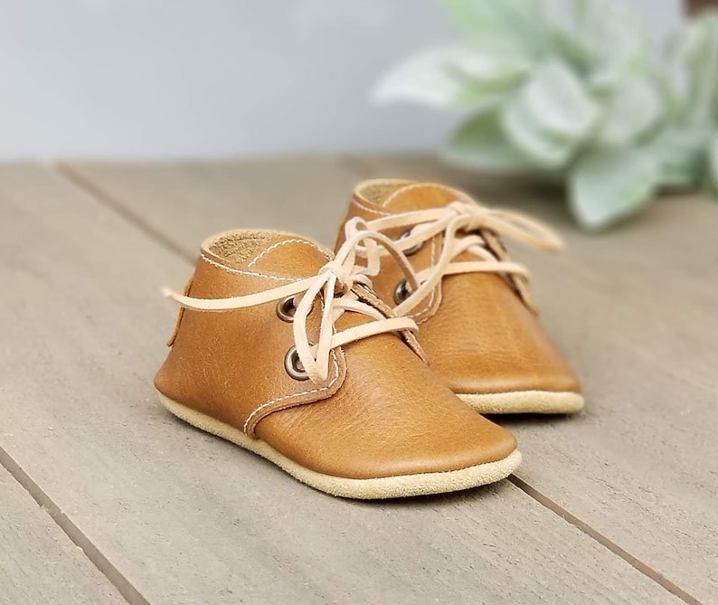 Oxford Style Moccasin Oxford moccs Moccasins Baby Moccasins Mary Janes Shoes for Babies Baby shoes Leather shoes image 3