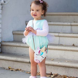 Unicorn Purse Toddler Purse Unicorn purses Purse for baby Baby Purse Unicorn Shoes Unicorn costume Toddler leather purse image 2