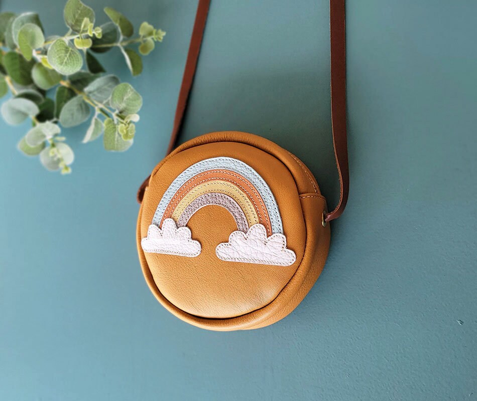 Girls rainbow purse hot sale