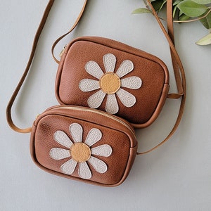 Daisy Toddler Purses Little girl Purse Toddler Gift Baby Purse Baby girl Leather purse for a toddler kid size leather purse Daisy image 7