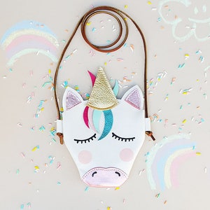 Unicorn Purse Toddler Purse Unicorn purses Purse for baby Baby Purse Unicorn Shoes Unicorn costume Toddler leather purse image 3