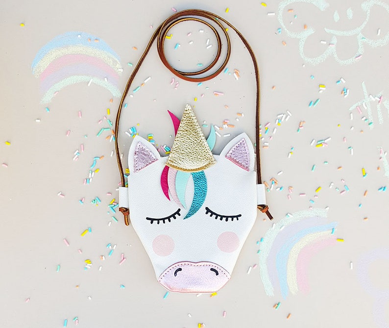 Unicorn Purse Toddler Purse Unicorn purses Purse for baby Baby Purse Unicorn Shoes Unicorn costume Toddler leather purse image 3