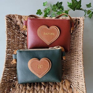 Personalized Girl Bag| Little girl Purse| Toddler Gift | Baby Purse | Baby girl | Leather purse for a toddler| kid size leather purse| Bag