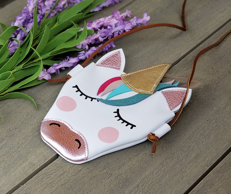 pink unicorn purse