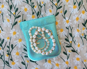 Monedero de cuero genuino / Mini bolso / Billetera de cuero dorado metalizado / Bolso pequeño de cuero / Monedero / Monedero de cuero personalizado
