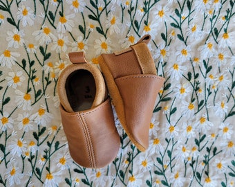Genuine Leather Baby Ankle Booties | Soft Sole Moccasins
