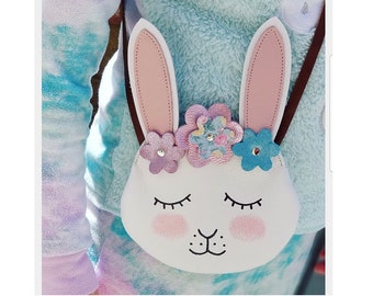 Bunny Purse | Toddler Purse | Bunny purses | Purse for baby | Baby Purse | Bunny Shoes | Bunny costume | Toddler leather purse