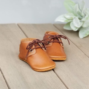 Oxford Style Moccasin Oxford moccs Moccasins Baby Moccasins Mary Janes Shoes for Babies Baby shoes Leather shoes image 5