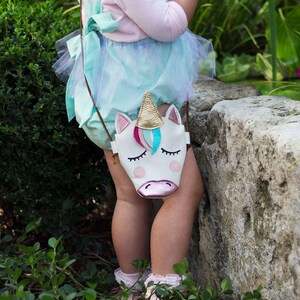 Unicorn Purse Toddler Purse Unicorn purses Purse for baby Baby Purse Unicorn Shoes Unicorn costume Toddler leather purse image 4