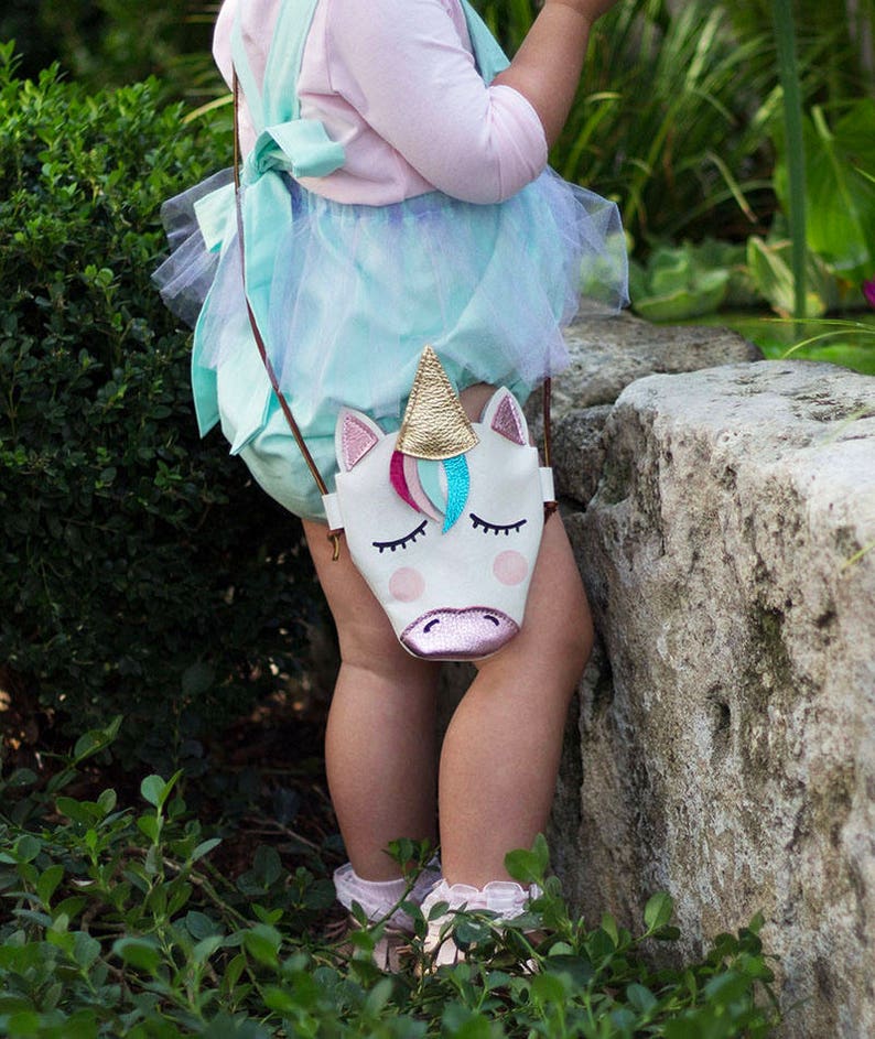 Unicorn Purse Toddler Purse Unicorn purses Purse for baby Baby Purse Unicorn Shoes Unicorn costume Toddler leather purse image 4