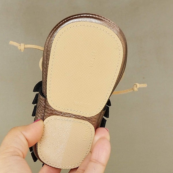 Add  Non Slip Rubber Hard Sole to your Moccs