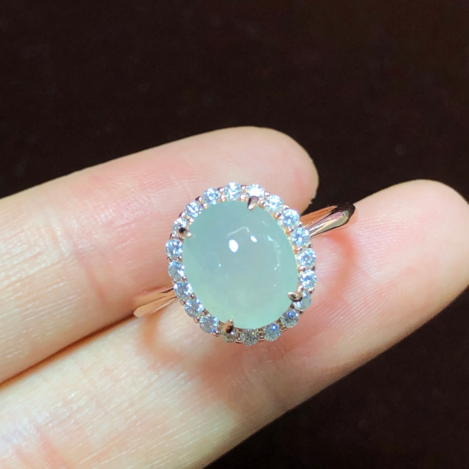 Real Jade Ring Jade Ring Women Jadeite Ring Gold Dainty Etsy Canada