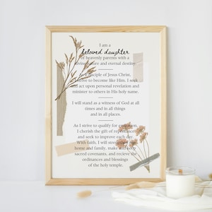 Young Women Theme, YW Theme LDS - Digital Download