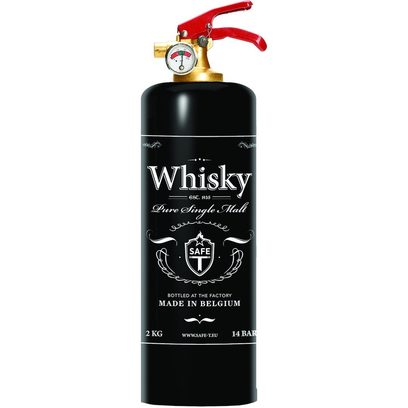 CHIC FIRE Design Fire Extinguisher Whisky image 1