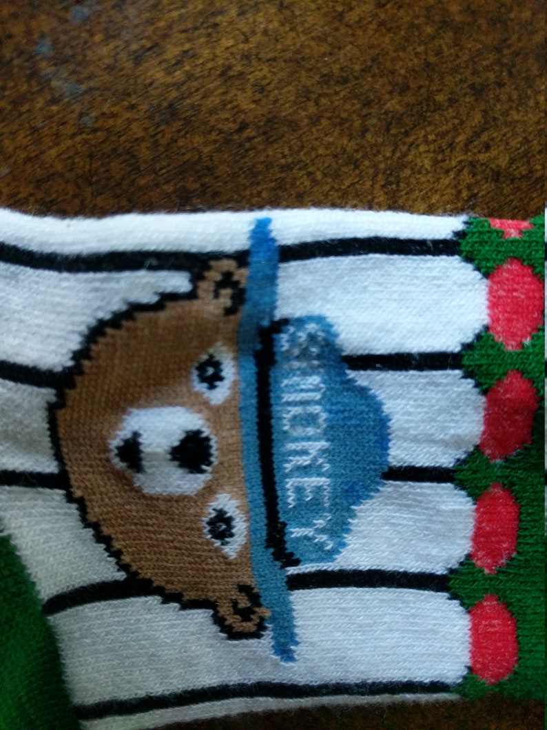 Vintage Smokey The Bear Socks image 2