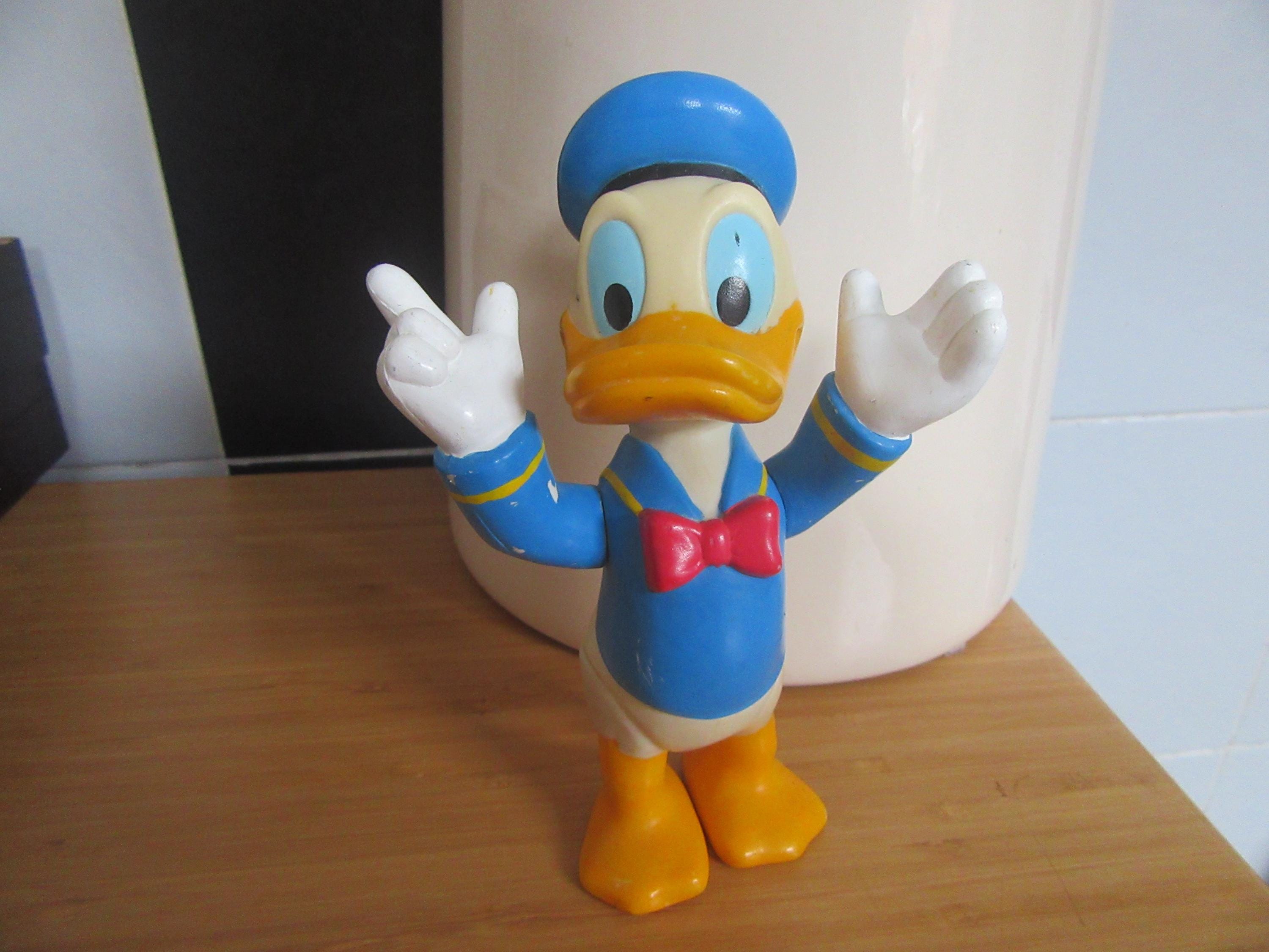 Vintage Donald Duck Rubber Toy - Etsy