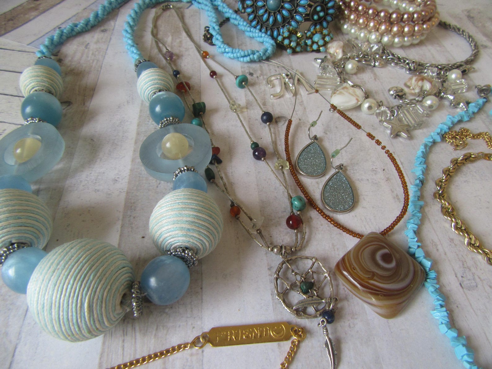 Vintage pre-loved mixed jewellery bundle