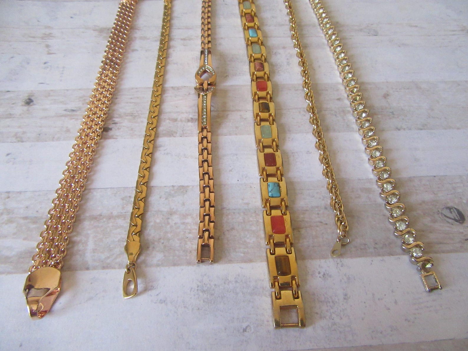 Collection of vintage bracelets