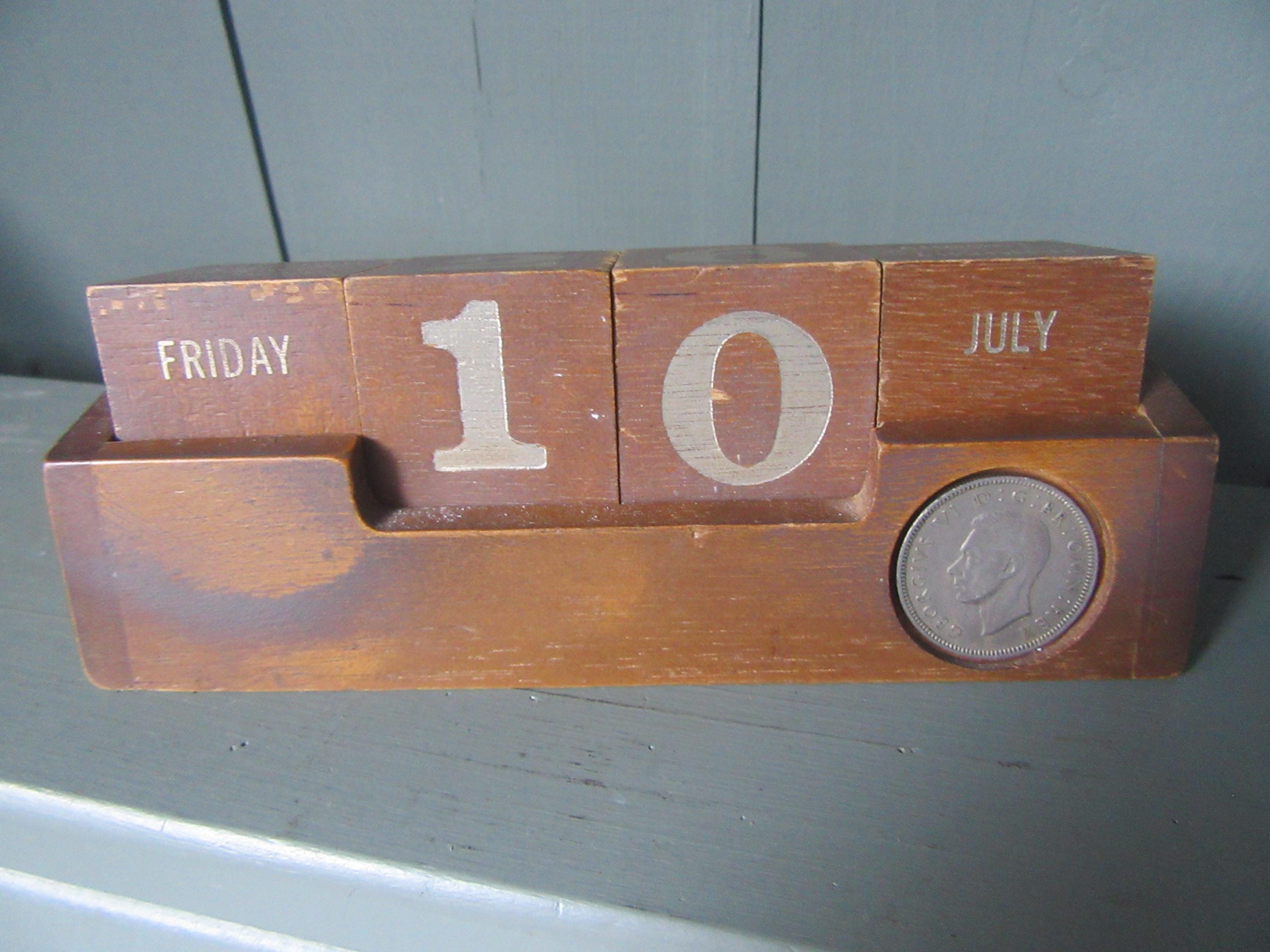 1940s Perpetual Calendar - Etsy