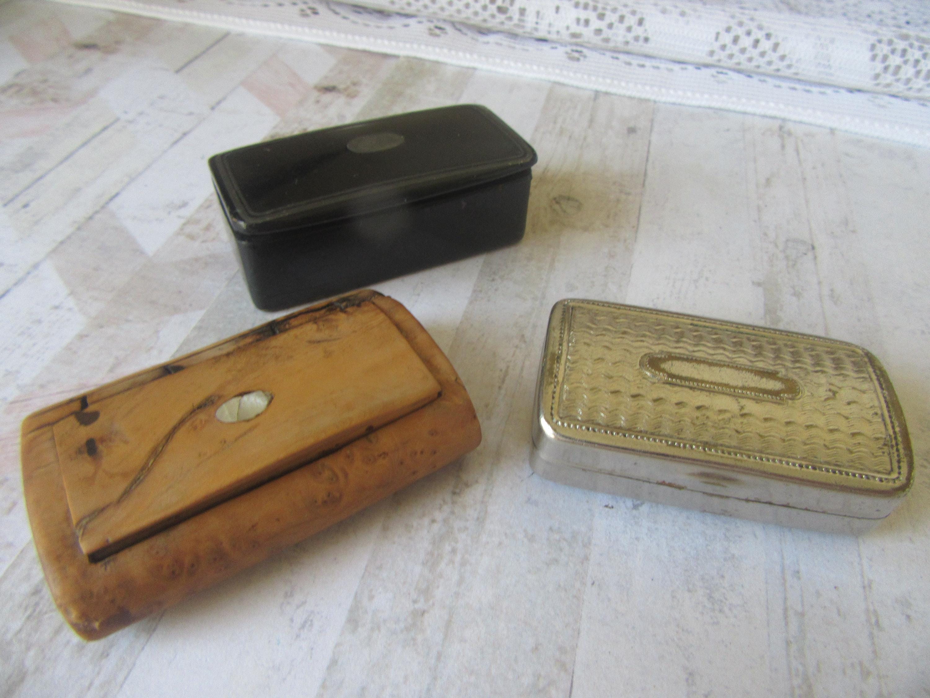 スナッフボックス 2個 イギリス製/フランス製 20世紀前半 Antique snuff box - Etsy 日本