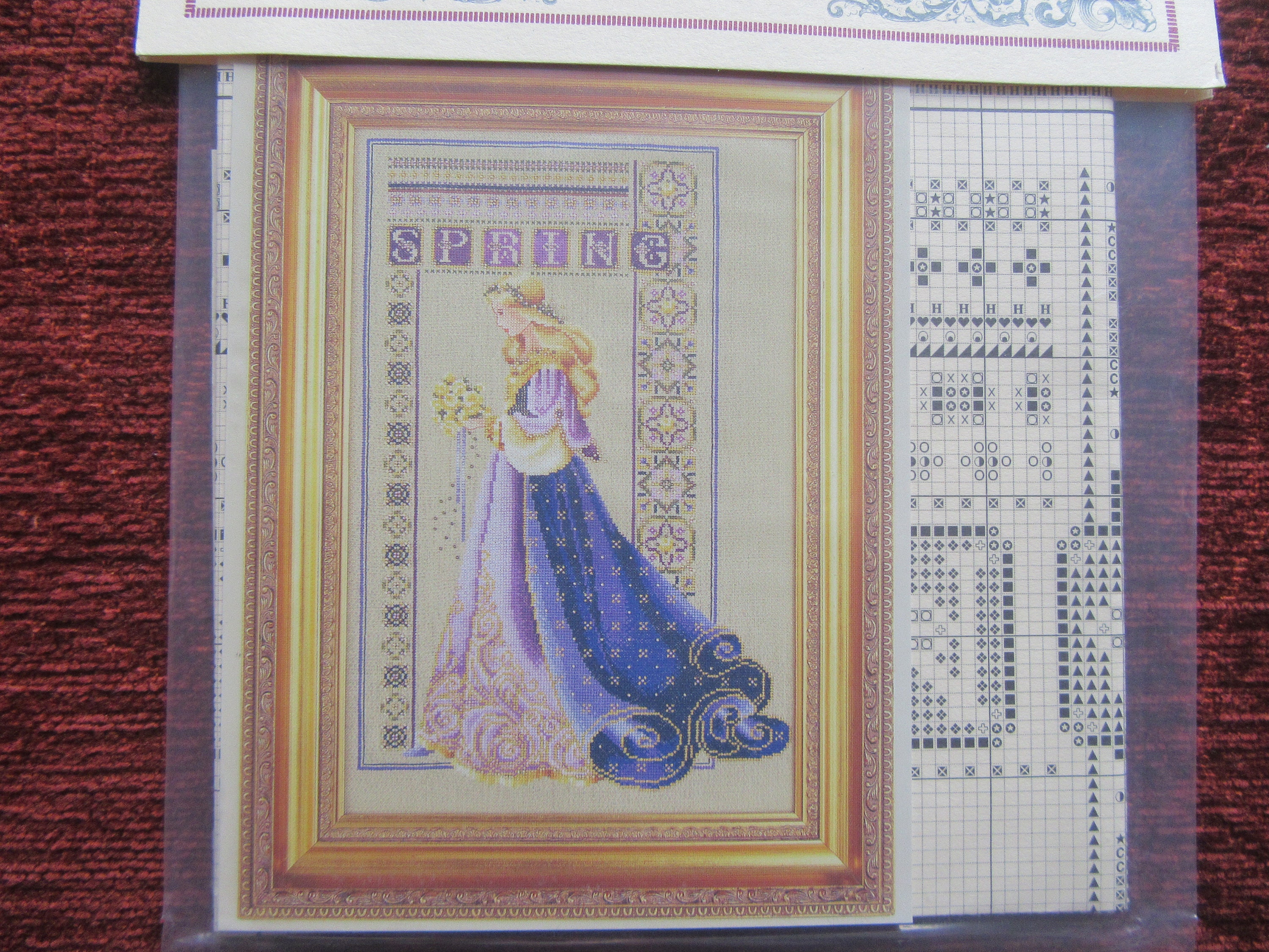 Cross Stitch Lavender and Lace Etsy UK