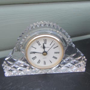 EDINBURCH CRYSTAL 置き時計 Edinburgh Crystal Clock - Etsy