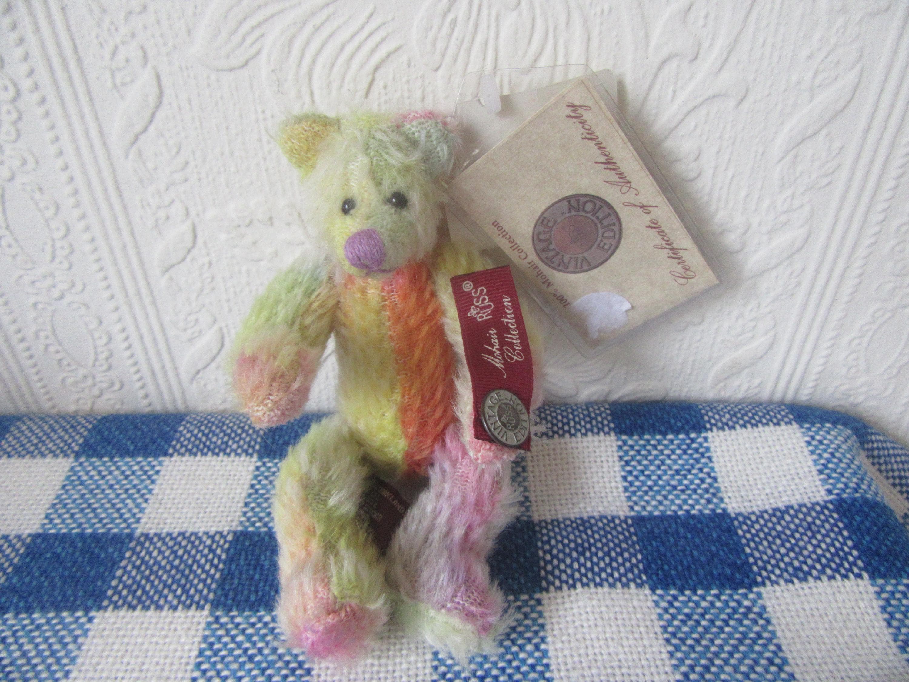 RARE RUSS BERRIE 'Bears From the Past' BIRTHDAY Teddy Bear