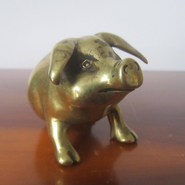 Brass Pig Etsy