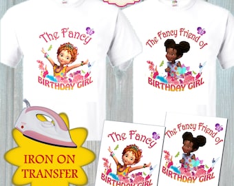 Fancy Nancy Valentines Day Greeting Card Nancy and Bree | Etsy