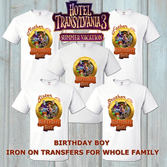 Personalised Kids T Shirt Hotel Transylvania Free P/&P Birthday Christmas Gift