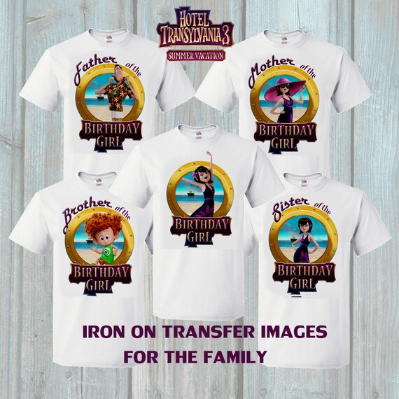 Personalised Kids T Shirt Hotel Transylvania Free P/&P Birthday Christmas Gift