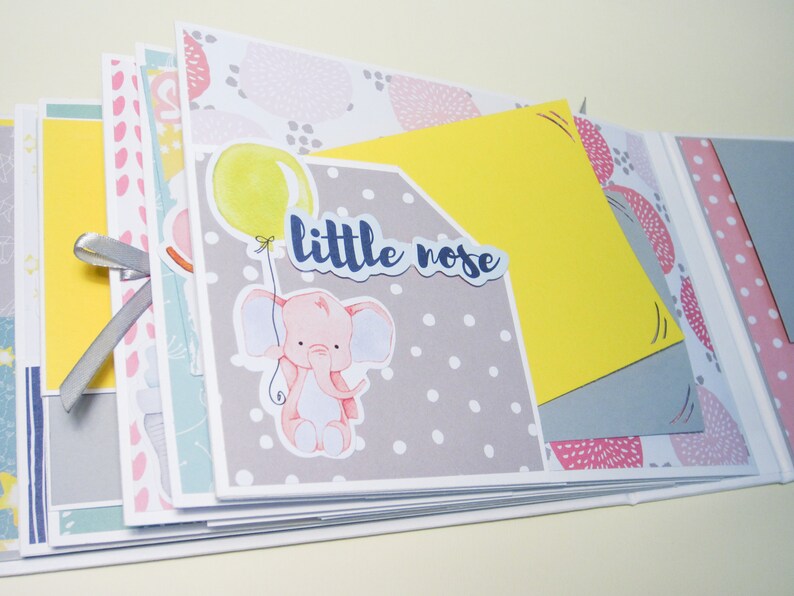 Twins Photo Album Twin Baby Scrapbook Personalized Baby Album Etsy