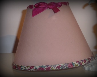 Abat-Jour Tissu Couleur Rose